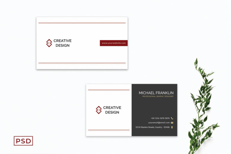 Preview image of Creative Minimalist Business Card Template V2