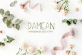 Product image of Damean Handmade Duo Font