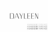 Product image of Dayleen Sans Serif Typeface
