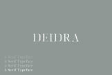 Product image of Deidra Serif Font Family Pack