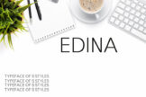 Product image of Edina Sans Serif Typeface