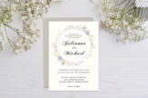 Product image of Elegant Blush Floral Greenery Wedding Invitation