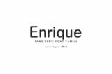 Product image of Enrique Sans Serif Font Family