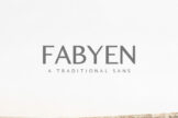 Product image of Fabyen A Traditional Sans Font Pack