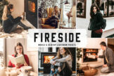 Product image of Fireside Mobile & Desktop Lightroom Presets