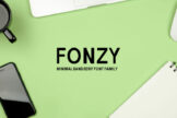 Product image of Fonzy Sans Serif Font Family Pack