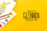 Product image of Glennda Handmade Font