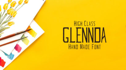 Glennda Handmade Font
