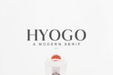 Product image of Hyogo A Modern Serif Font Family