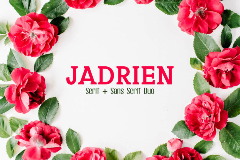 Preview image of Jadrien Serif and Sans Duo Font