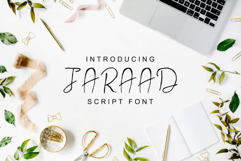 Preview image of Jaraad Script Font