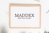 Product image of Maddex Serif Font Family