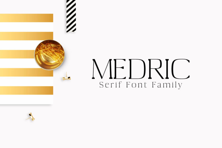 Preview image of Medric Serif Font Family