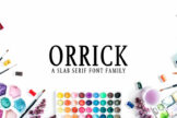Product image of Orrick Slab Serif Font Family