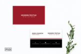 Product image of Red & Black Creative Business Card Template