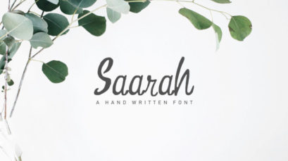 Saarah Fresh Handmade Font