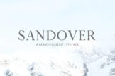 Product image of Sandover Serif Font Family