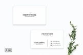 Product image of Simple White Business Card Template
