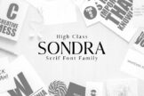 Product image of Sondra Serif Typeface