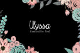 Product image of Ulyssa Handwritten Font + Bonus