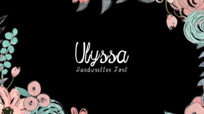 Ulyssa Handwritten Font + Bonus