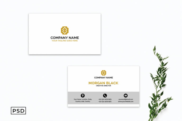 Preview image of White Creative Business Card Template V4