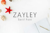 Product image of Zayley Serif Font