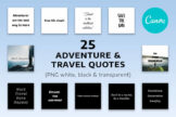Product image of 25 Adventure and Travel Quotes