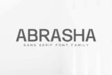 Product image of Abrasha Sans Serif Font Family
