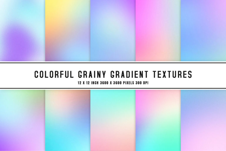 Preview image of Colorful Grainy Gradient Textures