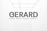 Product image of Gerard Sans Serif Font Family