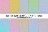 Product image of Glitter Ombre Digital Paper Textures