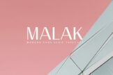 Product image of Malak Sans Serif Font Family
