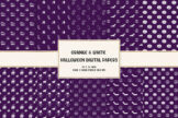 Product image of Purple & White Halloween Digital Papers