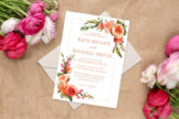 Product image of Rustic Roses Wedding Invitations Template