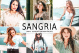 Product image of Sangria Mobile & Desktop Lightroom Presets