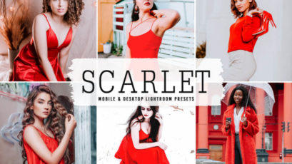 Scarlet Mobile & Desktop Lightroom Presets