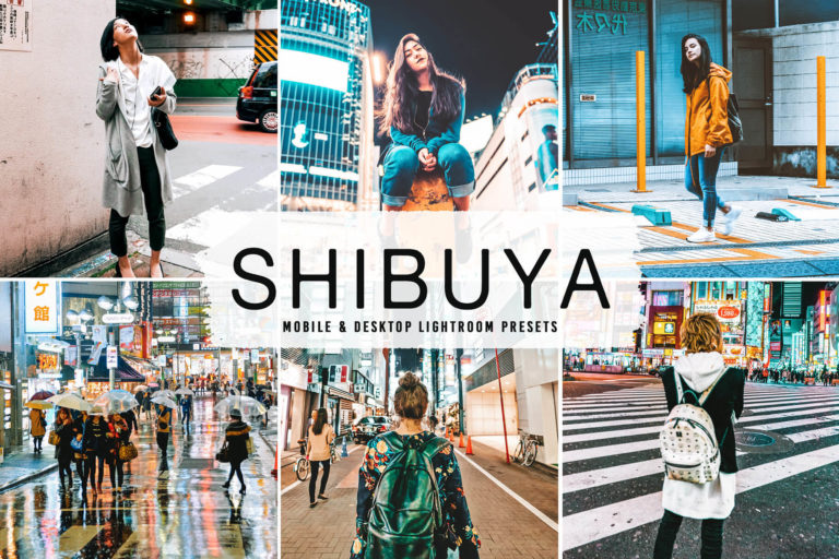 Preview image of Shibuya Mobile & Desktop Lightroom Presets