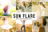 Product image of Sun Flare Mobile & Desktop Lightroom Presets V2