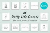 Product image of 25 Life Quotes