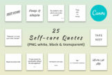 Last preview image of 25 Self-Care Quotes