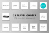 Product image of 25 Travel Quotes