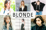 Product image of Blonde Mobile & Desktop Lightroom Presets