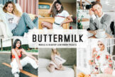 Product image of Buttermilk Mobile & Desktop Lightroom Presets