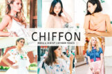 Product image of Chiffon Mobile & Desktop Lightroom Presets