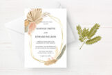 Product image of Tropical Palms Foliage Wedding Invitation