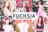 Product image of Fuchsia Mobile & Desktop Lightroom Presets