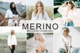 Product image of Merino Mobile & Desktop Lightroom Presets