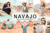 Product image of Navajo Mobile & Desktop Lightroom Presets