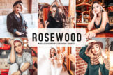Product image of Rosewood Mobile & Desktop Lightroom Presets